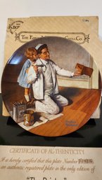 Norman Rockwell Collectors Plate 'the Painter'