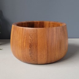 Vintage Dansk Solid Teak Silhouette Salad Bowl