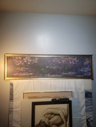 Monet Water Lilies.  Custom Framed And Purchased In Giverny