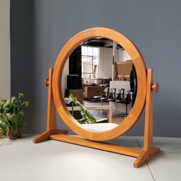 60s Pedersen & Hansen Danish Teak Articulating Vanity Mirror