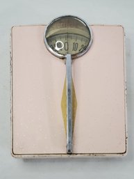 Vintage Detecto Pink Bathroom Scale