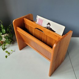 Vintage Danish Teak FBJ Mobler Magazine Rack