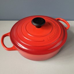 Vintage Le Creuset France Enameled Cast Iron Dutch Over