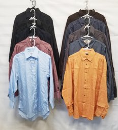 10 Men's Long Sleeve Button Down Shirts: Boss, Eton, Canali, Ted Baker & More - Assorted Sizes   #15