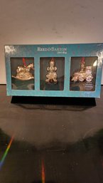 Reed & Barton Silver Plate Christmas Tree Ornaments