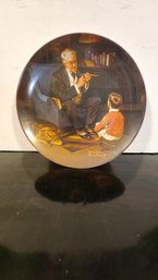 Norman Rockwell Collectors Plate 'The Tycoon '