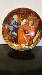 Norman Rockwell Collectors Plate ' The Professor '