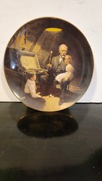 Norman Rockwell Collectors Plate ' Grandpa's Treasure Chest '