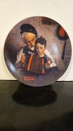 Norman Rockwell Collectors Plate ' The Music Maker '