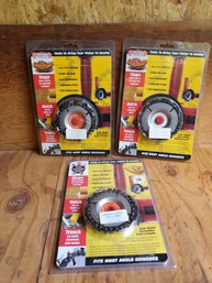 Three New King Arthur's Tools Angle Grinder Wheels