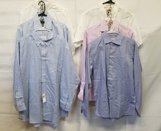 6 Men's Long Sleeve & Short Sleeve Button Down Shirts: Hilfiger, Eton, Enro, Canali, Paul Frederick & More #15