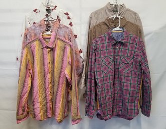 6 Men's Long Sleeve Button Down Shirts: Ted Baker, Henry Jacobs, Ralph Lauren & More - Sizes Med & Large  #16