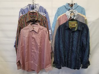 6 Men's Long Sleeve Button Down Shirts: Robert Graham, Ted Baker, Niformis, Zara Man & More   #17