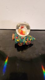 Miniature Santa /Christmas Tree Snow Globe