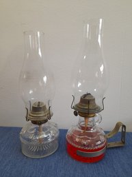 Pair Of Oil Lamps