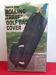 Sharper Image Rolling Travel Golf Bag Cover