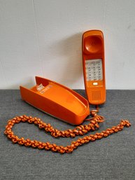 Trimline Vintage Orange Corded Phone