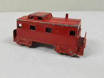 1950s Midgetoy Little Red Caboose Train Car