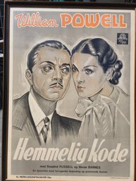 1935 Norwegian Movie Poster Rendezvous