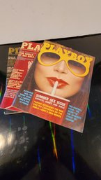 3 1980s Playboy Issues