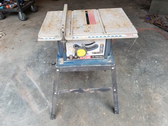 Ryobi 10-inch Table Saw On Stand