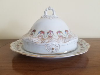 Vintage Schwarzburg Porcelain Covered Dish