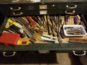 Pot Luck Hand Tools - Chisels, Scrapers, Drill Bits & More (Lot 3)