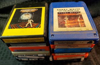 Lot Of 12 Vintage 8 Track Tapes