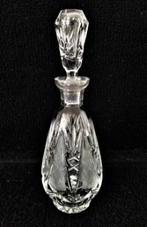 Vintage 1950s CUT Crystal Liquor Decanter With Stopper