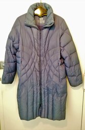 Women's L.L Bean Goose Down Puffer Jacket Full Zip Long Winter Parka Size XL