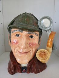 Vintage 1972 Royal Doulton Toby Mug The Sleuth Sherlock Holmes Ceramic Mug D6631