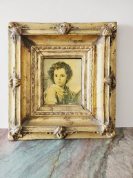 Antique Bartolom Esteban Murillo Was A Spanish Baroque Framed Painting On Wood