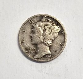 1942 D Mercury Dime