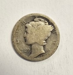 1917 Mercury Dime