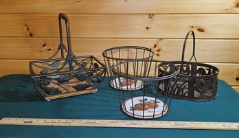 4 Metal Baskets For Your Decor