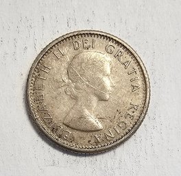 1955 Silver Canadian Dime