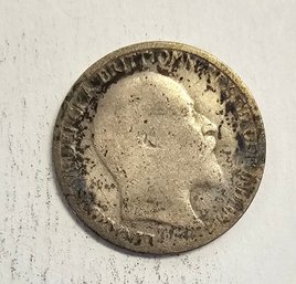 1907 Silver 6 Pence