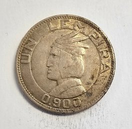 1935 HONDURAS LEMIIRA .900 SILVER RARE