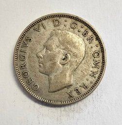 1944 Canada UK 2 Shillings SILVER COIN