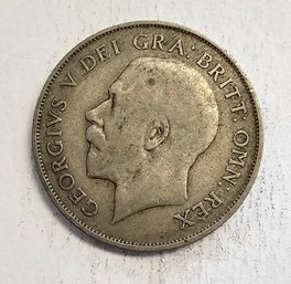 1922 One Shilling Great Britian King George SILVER