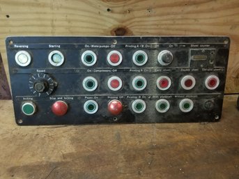 Push Button Control Panel