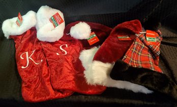 Lot Of New Chistmas Hats & Stockings