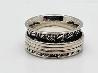 Size 6 Spinner Ring In Sterling