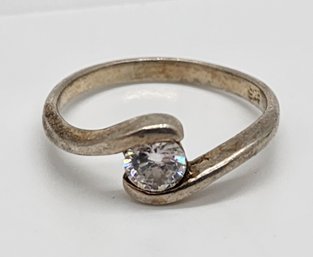 Stunning Vintage CZ Ring In Sterling