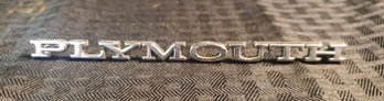 Rare Vintage Plymouth Side Fender Emblem ~ # 2859