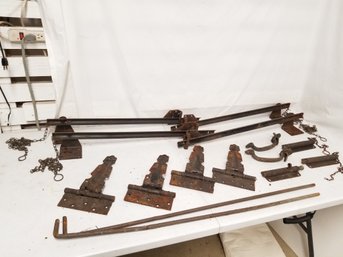 Antique Barn Door Strap Hinges And Hardware