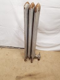 Antique Hot Water Radiator 3 Section