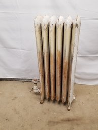 Antique Hot Water Radiator 6 Section