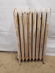 Antique Hot Water Radiator 8 Section