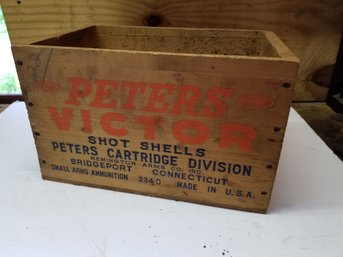 Vintage Ammo Wooden Box Crate